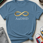 AuDHD Gold Infinity Loop | T-Shirt