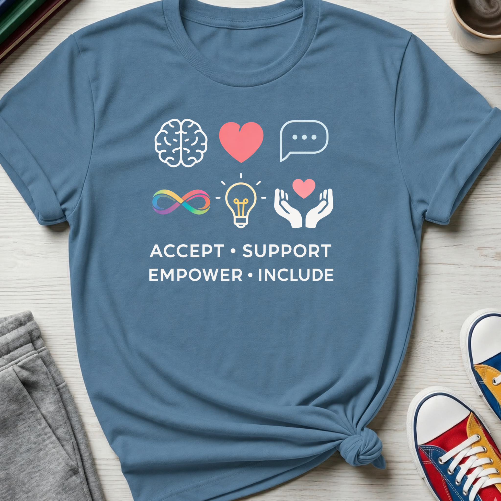 Neurodiv Accept Support Empower Include  | T-Shirt