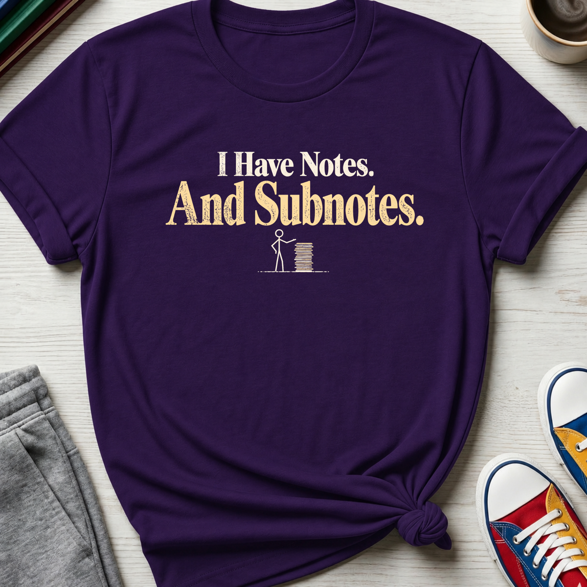 Notes and Subnotes | T-Shirt