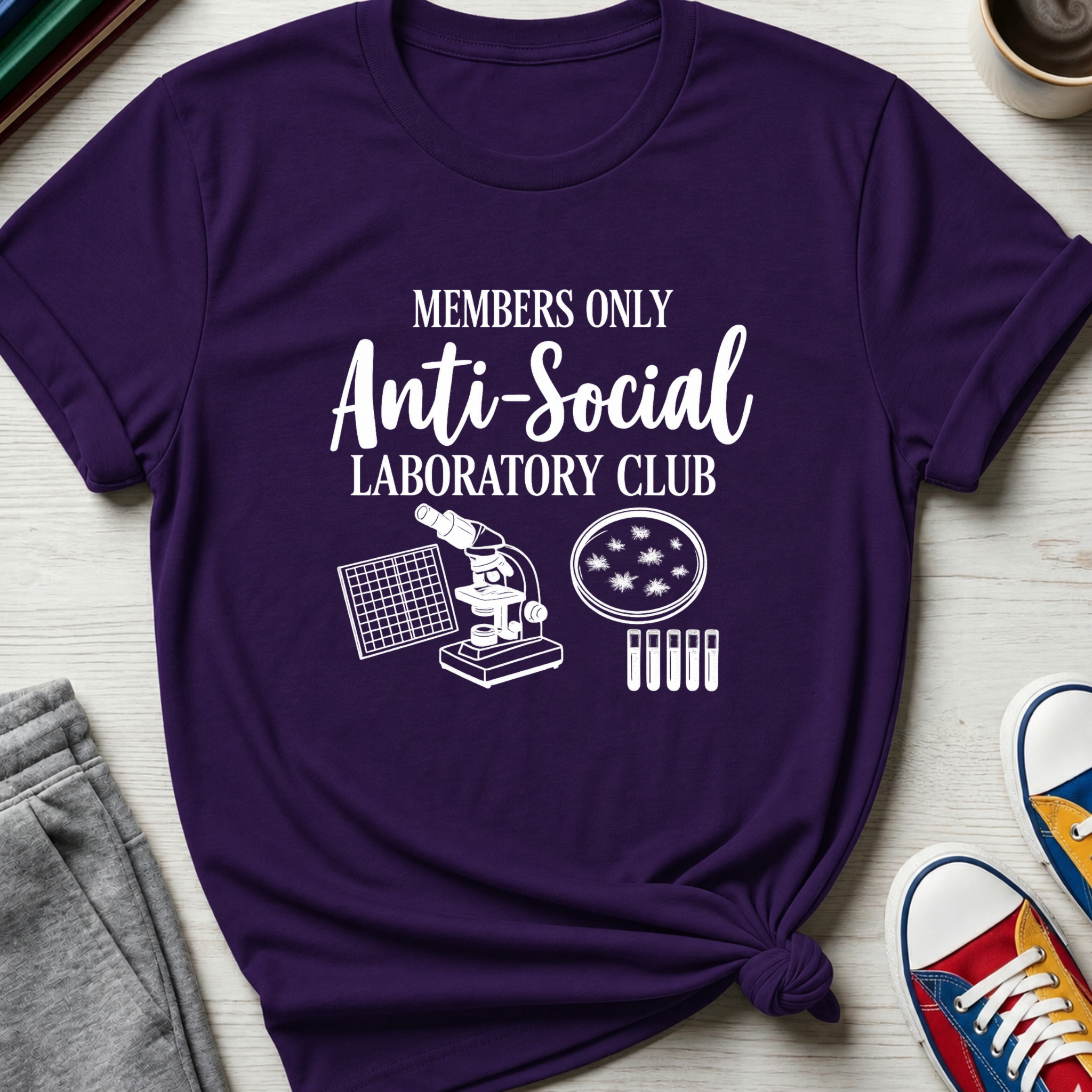 Anti-Social Laboratory Club | T-Shirt-Dark