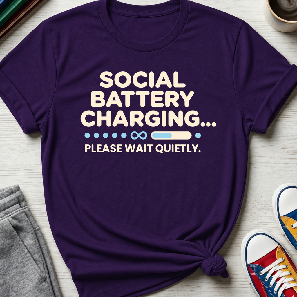 Social Battery Charging | T-Shirt