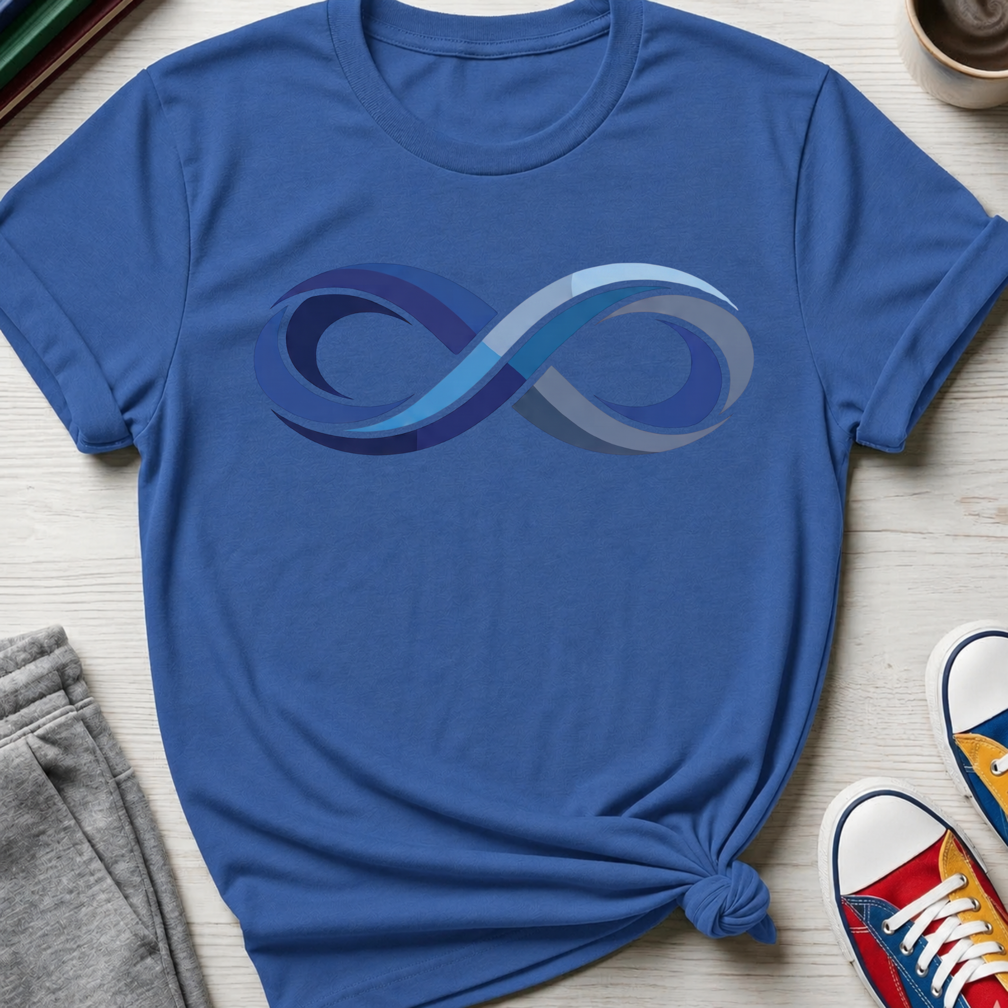 Autism Infinity Loop Edgy | T-Shirt
