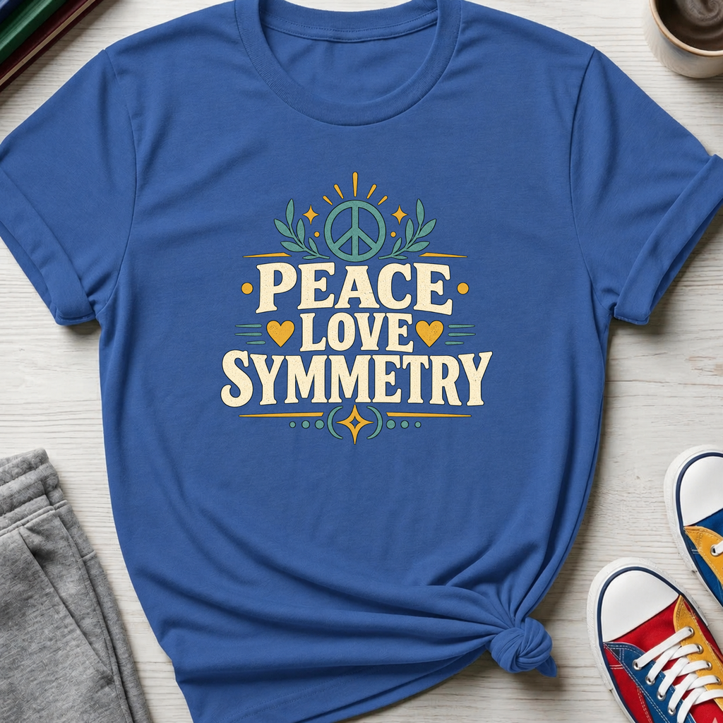 Peace Love and Symmetry | T-Shirt