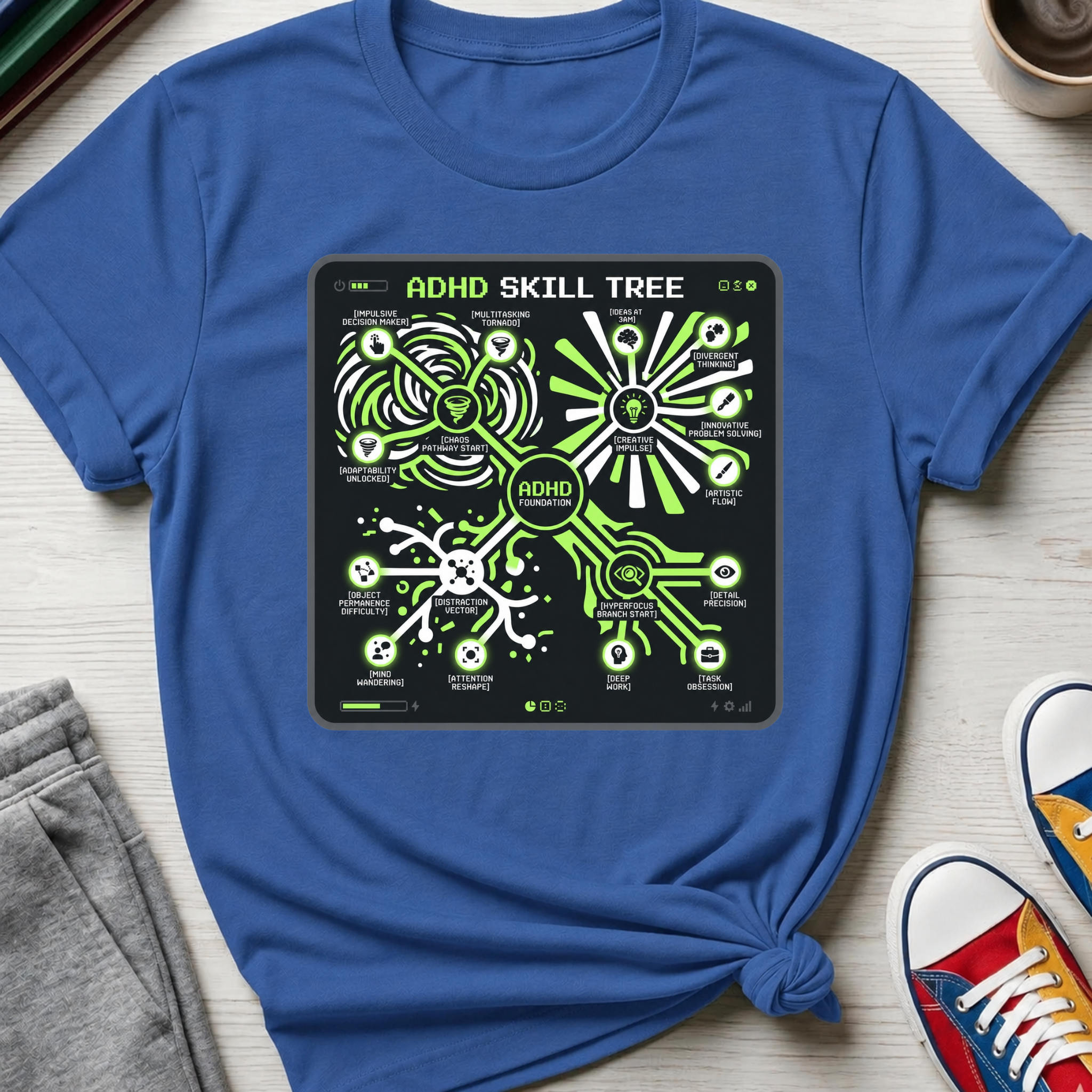 ADHD Skill Tree 2 | T-Shirt