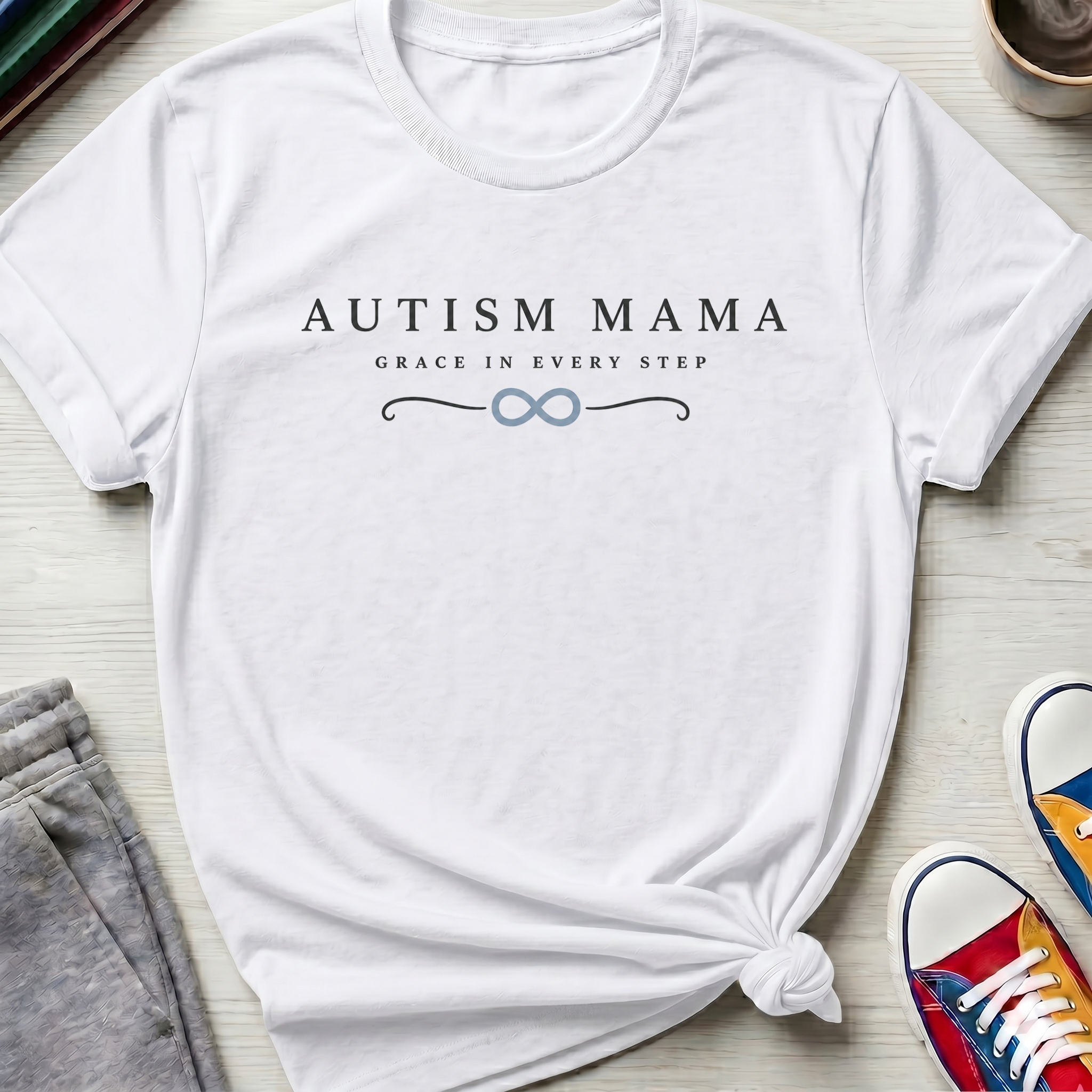 Autism Mama Grace in Every Step | T-Shirt