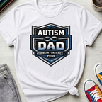 Autism Dad Shield Strength Pride | T-Shirt