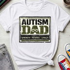 Autism Dad Strength Loyalty | T-Shirt