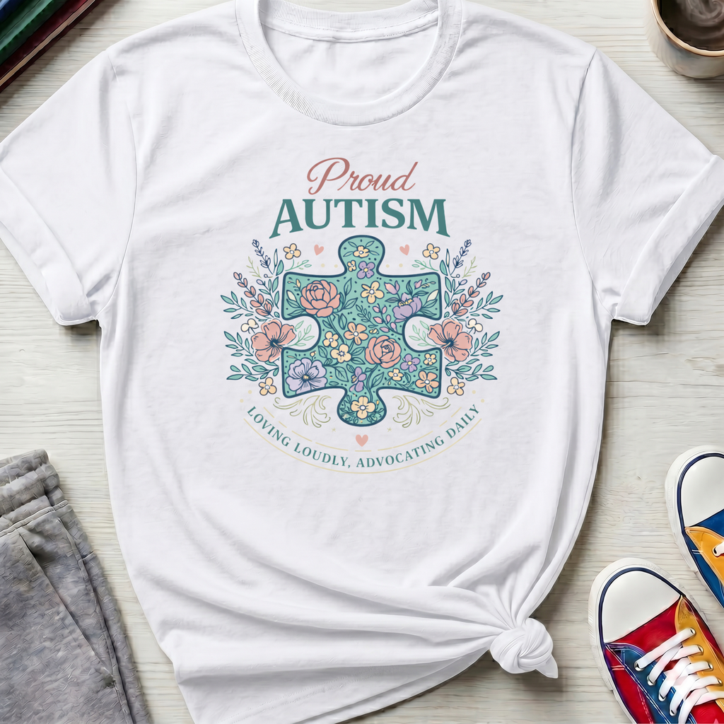 Autism Proud Loving Loudly | T-Shirt