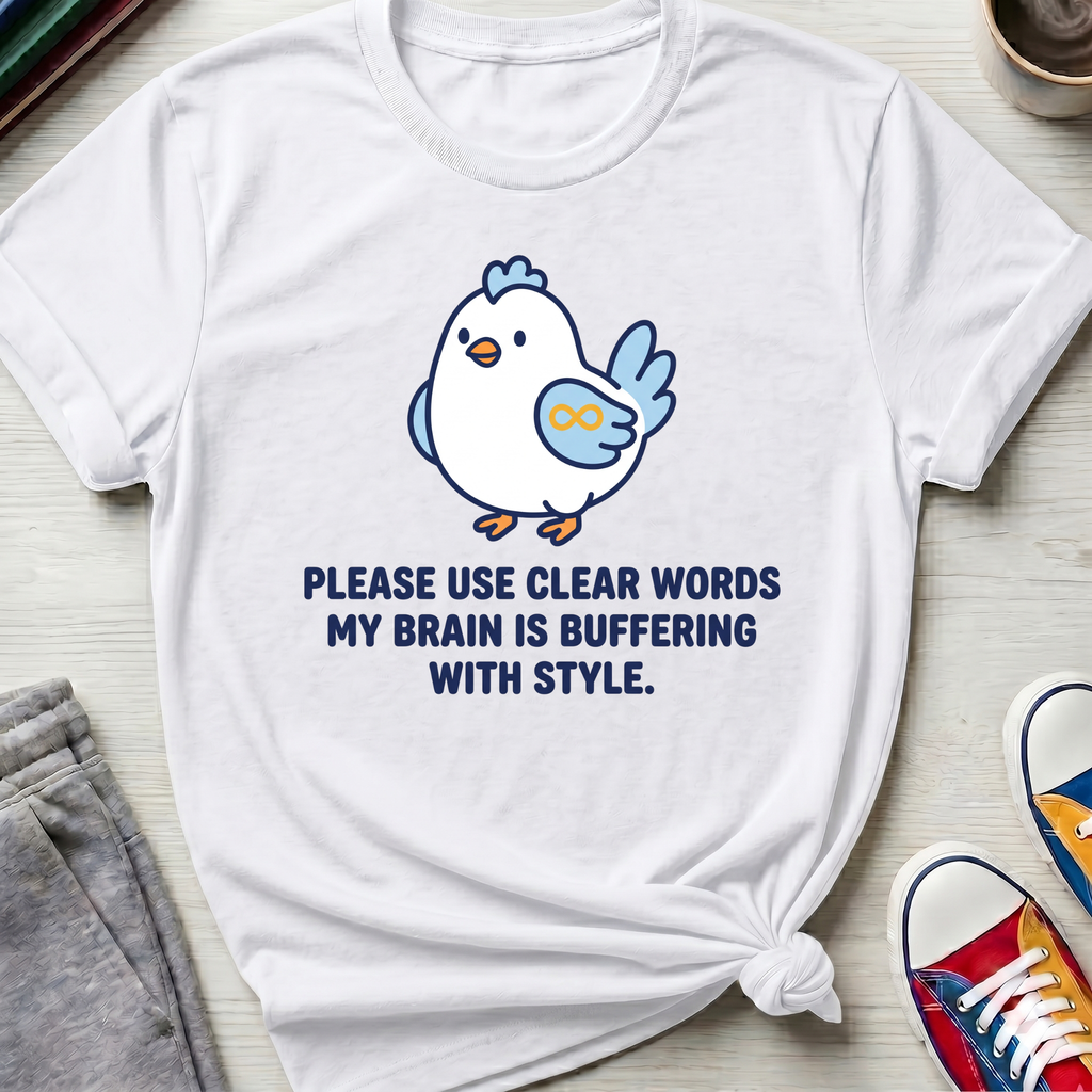 Use Clear Words Chicken | T-Shirt