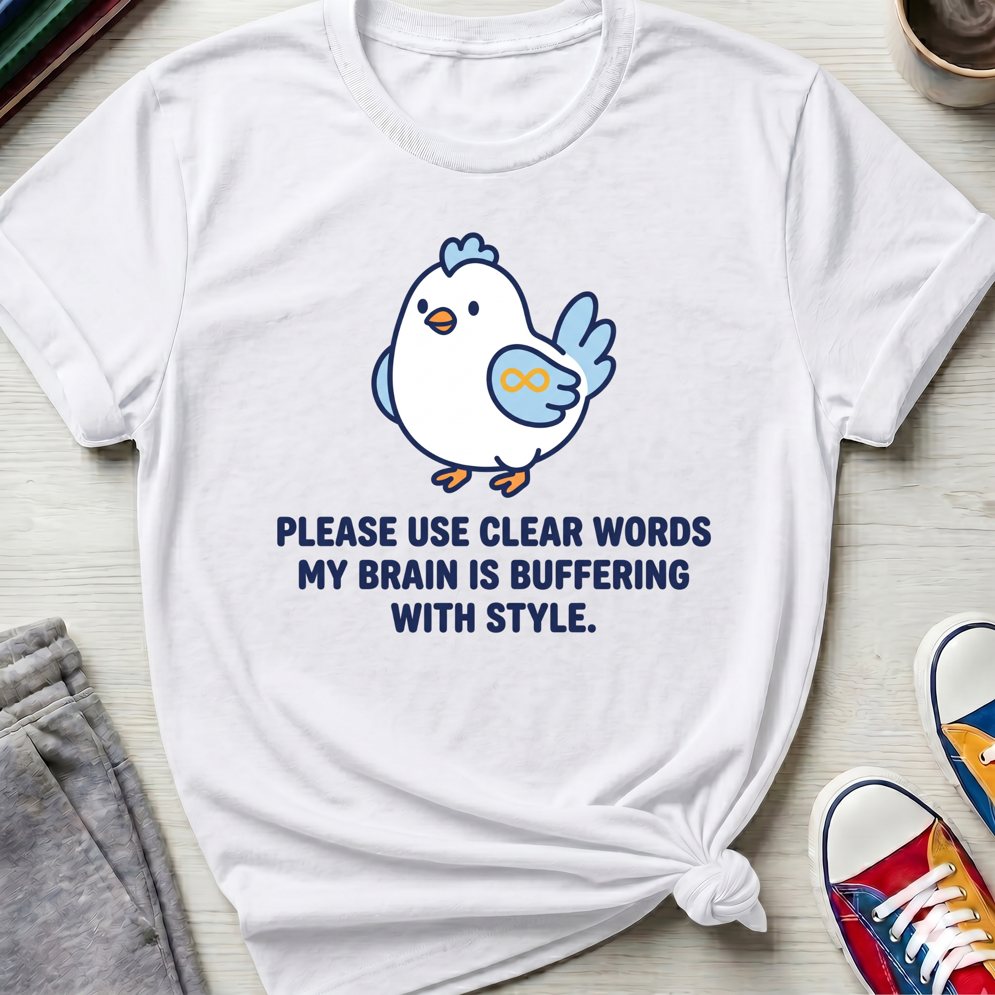 Use Clear Words Chicken | T-Shirt