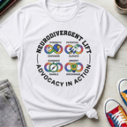 Neurodiv Lift Advocacy in Action | T-Shirt