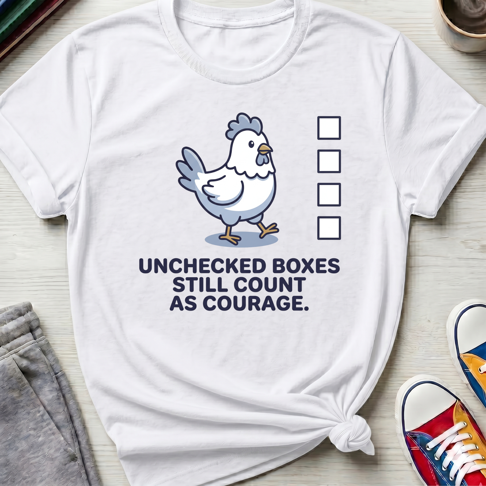 Unchecked Box Courage | T-Shirt
