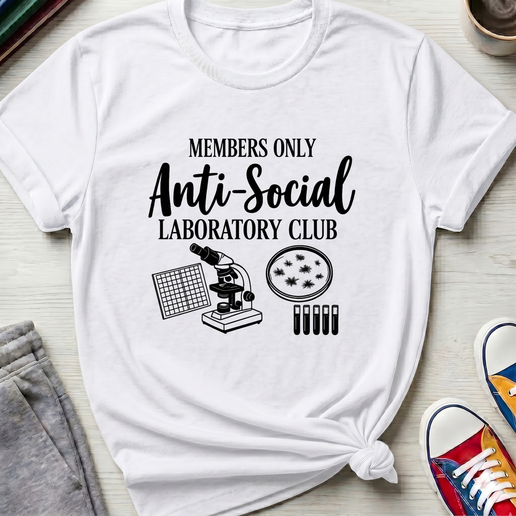 Anti-Social Laboratory Club | T-Shirt-Dark