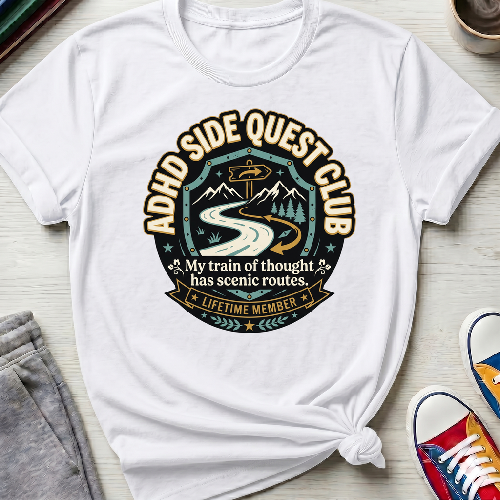 Side Quest Club Scenic Routes | T-Shirt