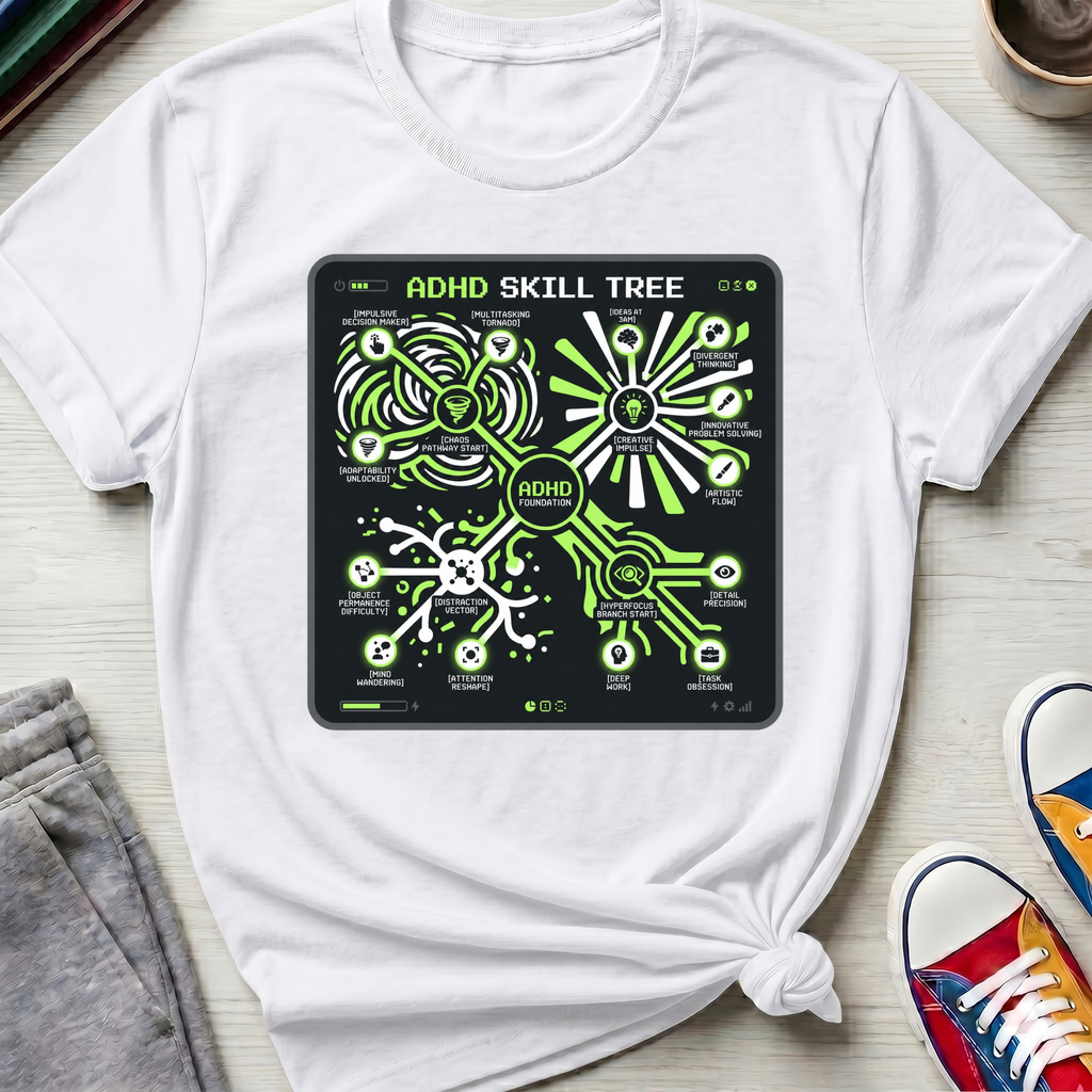 ADHD Skill Tree 2 | T-Shirt