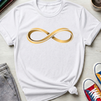 AuDHD Gold Infinity Loop | T-Shirt