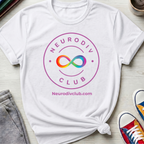 Neurodiv Club Purple Badge | T-Shirt