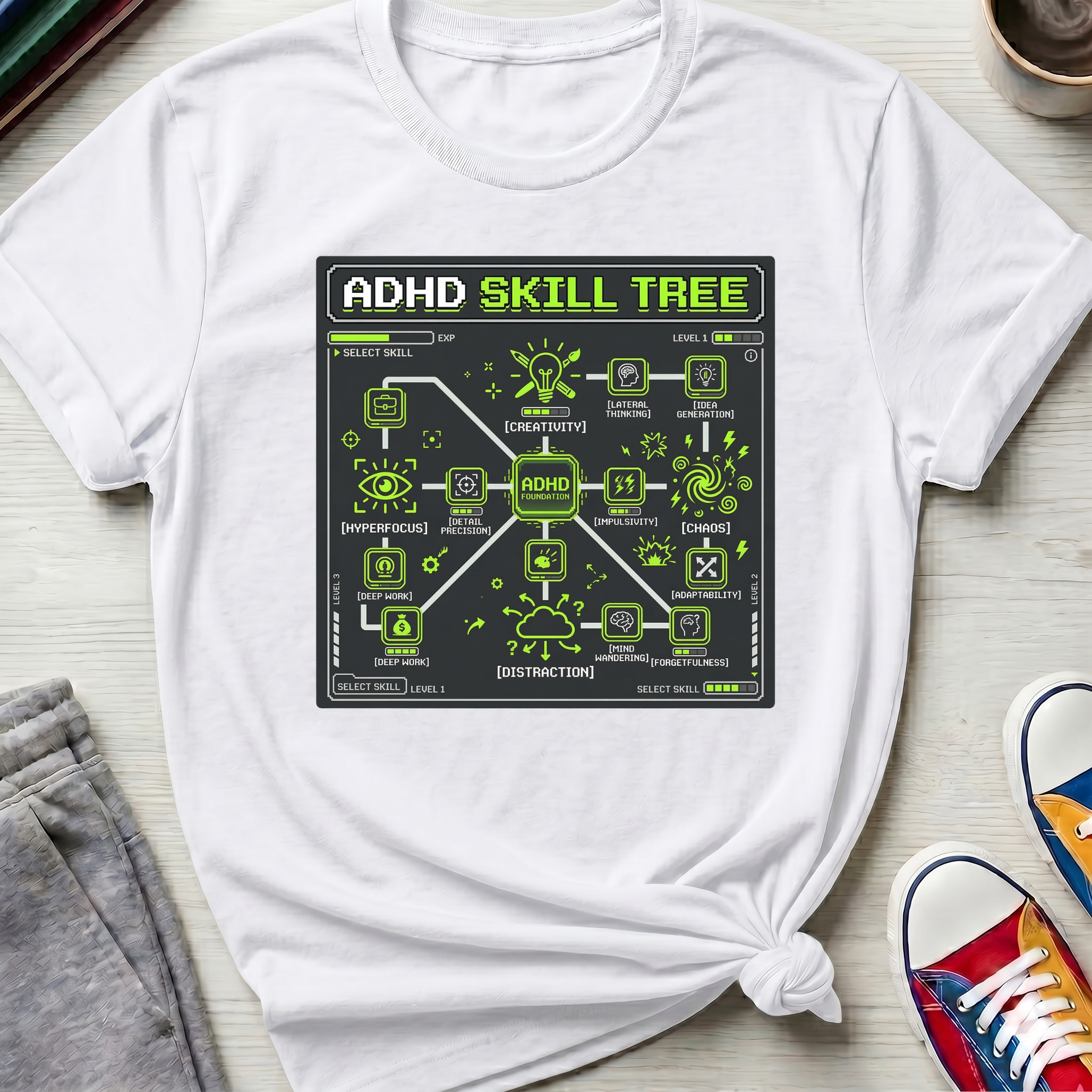 ADHD Skill Tree | T-Shirt