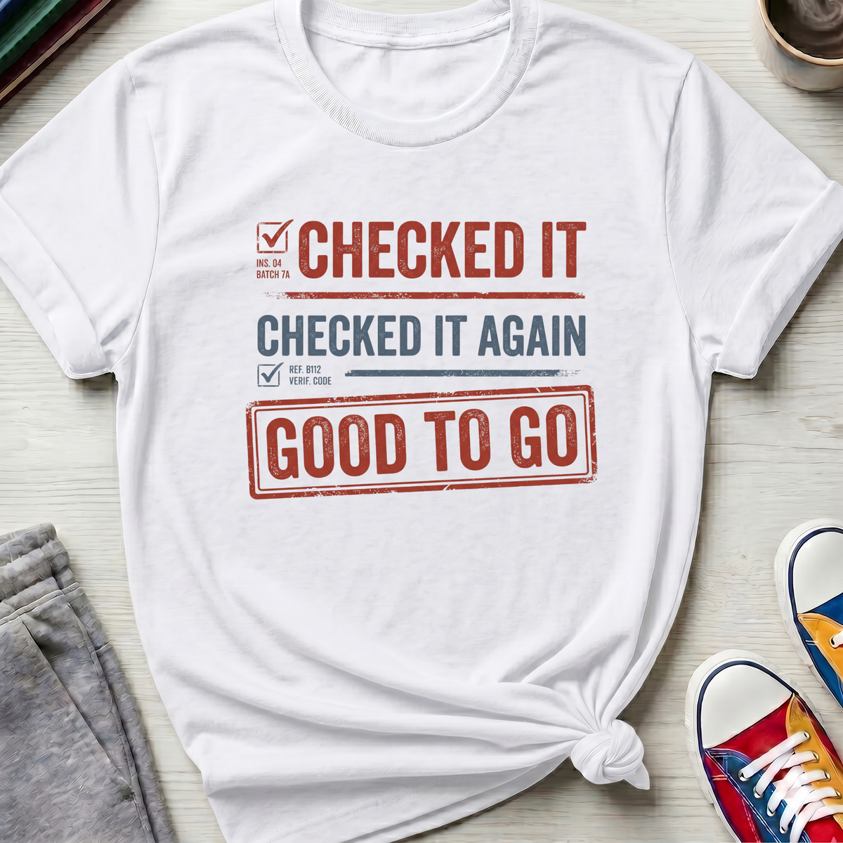 OCD Checked and Stamped | T-Shirt