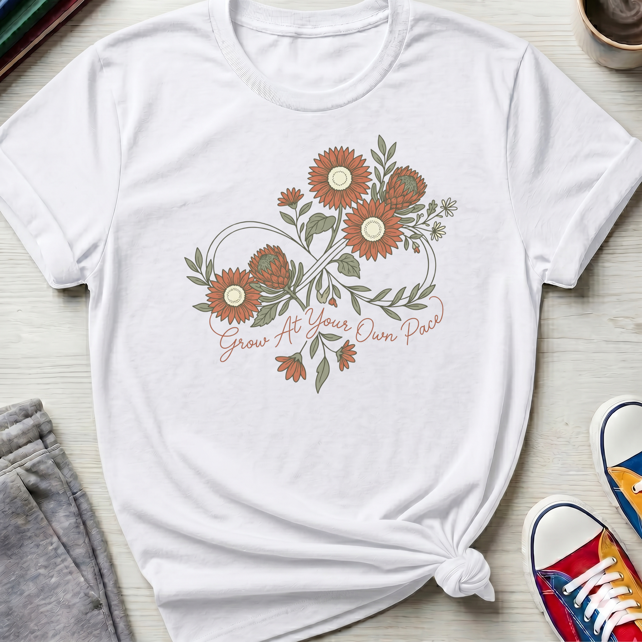 Neurodiv Grow at Your Own Pace | T-Shirt