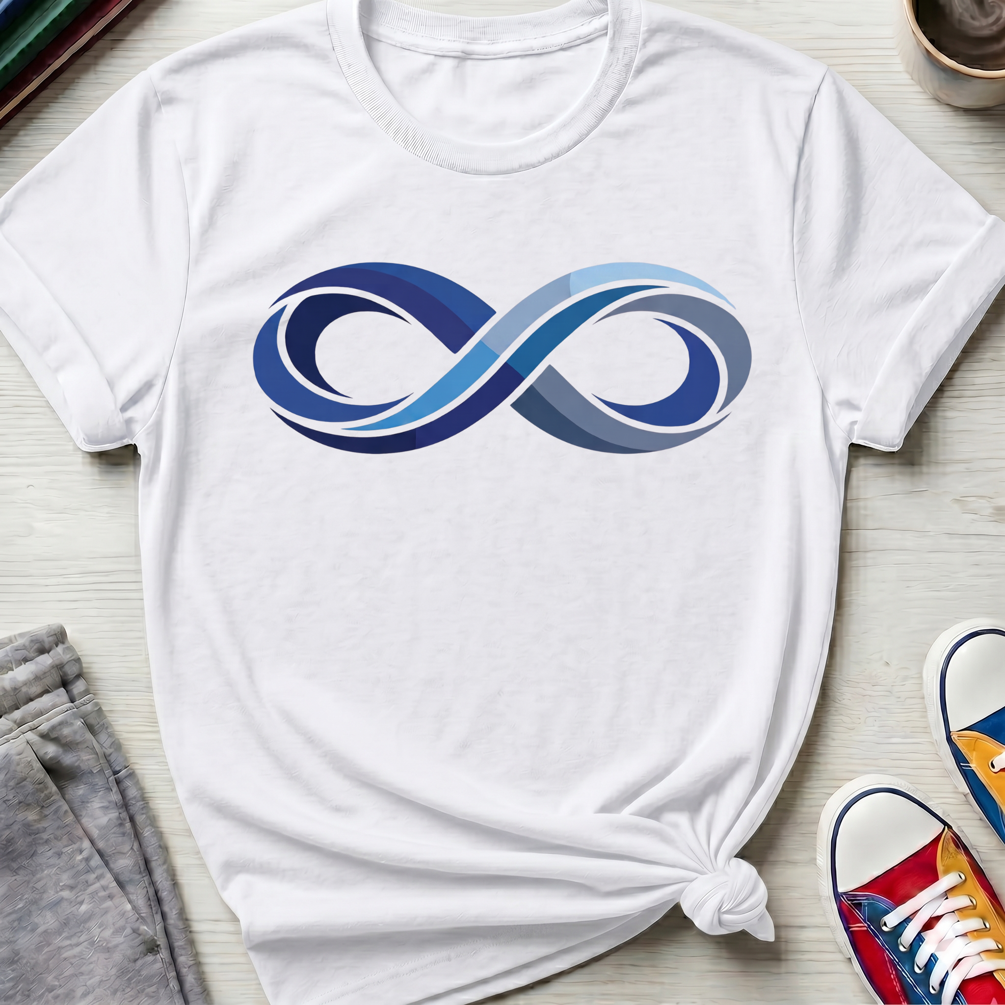 Autism Infinity Loop Edgy | T-Shirt