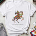 Not Here to Blend In Floral Knight | T-Shirt